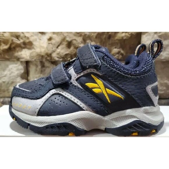 Reebok Toddlers Size 3 Blue and Gray - Picture 1 of 12